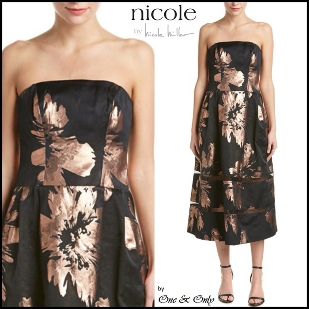 BNWT NICOLE MILLER HOLIDAY DRESS 4